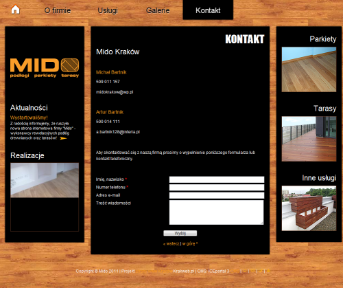 Screenshot - www.midopodlogi.pl