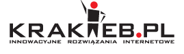 Strona utrzymywana na serwerach Krakweb.pl