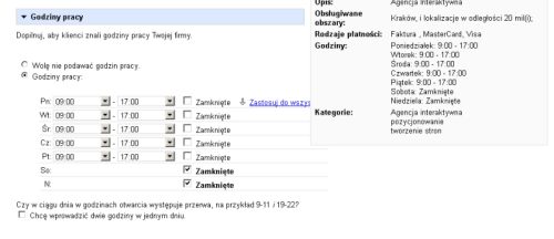 Godziny pracy