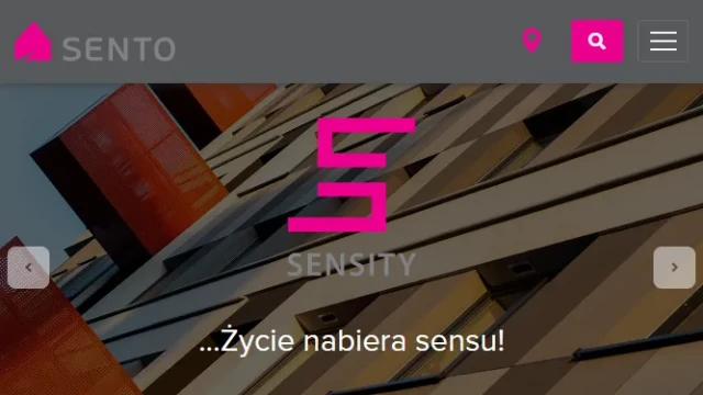 Sento S.A. - Serwis internetowy dewelopera z katalogiem inwestycji i katalogiem mieszkań