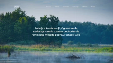 Projekt graficzny i stworzenie strony projektu AZOT dla Fundacji na rzecz Rozwoju Polskiego Rolnictwa