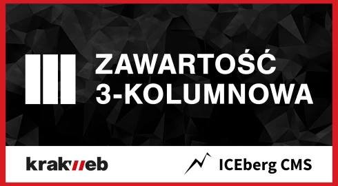 Przewaga zawartości trójkolumnowej nad jednokolumnową