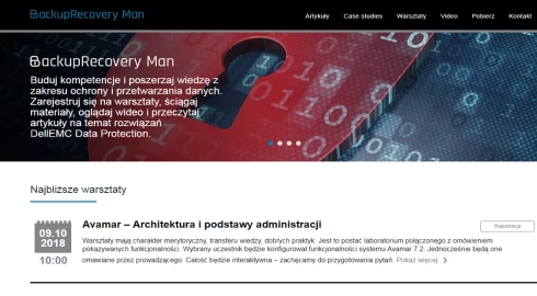 Projekt i wdrożenie serwisu internetowego - profesjonalnego bloga z branży technologicznej