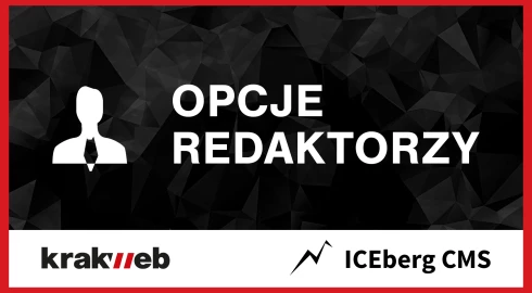 Opcje: Redaktorzy ICEberg CMS
