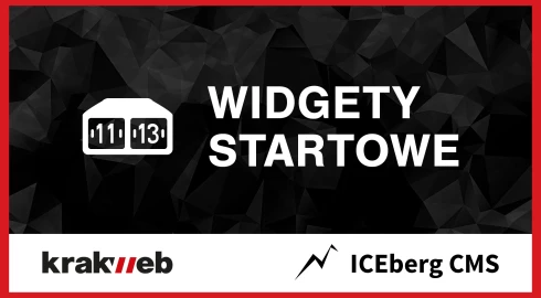 Widgety startowe ICEberg CMS