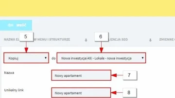 Dodawanie nowych inwestycji do strony korporacyjnej dewelopera