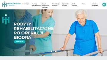 Strona internetowa dla Instytutu Rehabilitacji