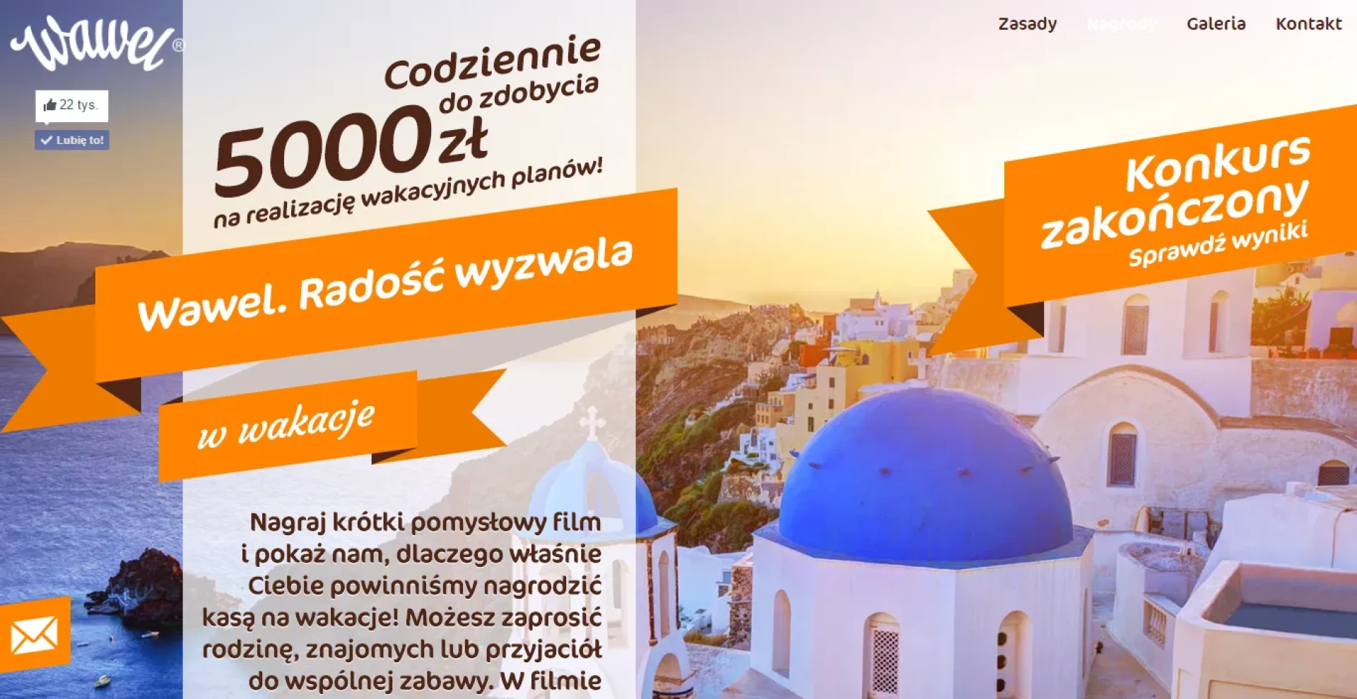 Konkurs Wawel. Radość wyzwala w wakacje - strona główna