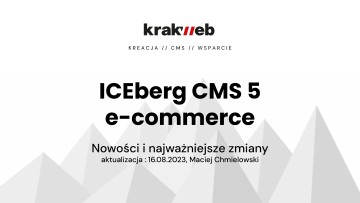 ICEberg CMS 5 e-commerce - nowości 2023.08