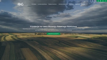 Redesign strony www Fundacji na rzecz Rozwoju Polskiego Rolnictwa