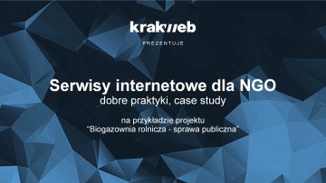 Serwisy internetowe dla NGO - dobre praktyki, case study