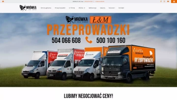Strona firmy przeprowadzkowej