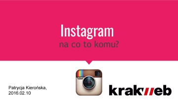 Szkolenie Instagram - podstawy (tagowanie, indahash, reklama ...)