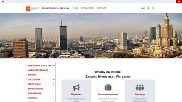 ZMW - Zarząd Mienia m. st. Warszawy - wdrożenie WCAG