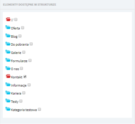 struktura ICEberg CMS