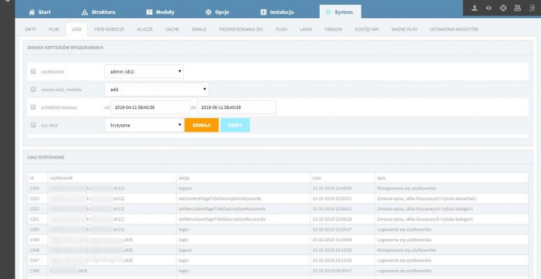 System Logi iCEberg CMS