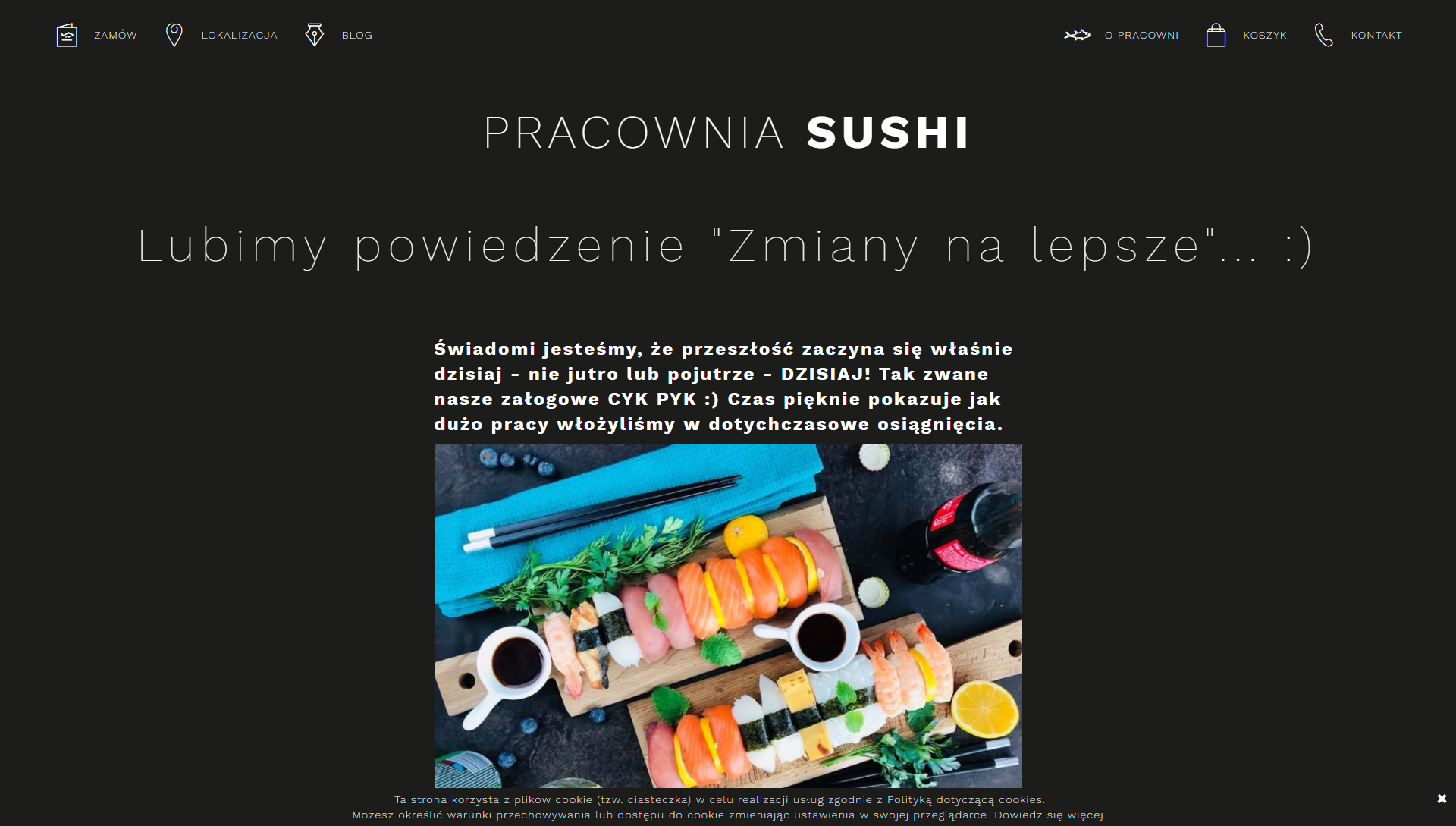 artykuł z bloga pracowni sushi w warszawie