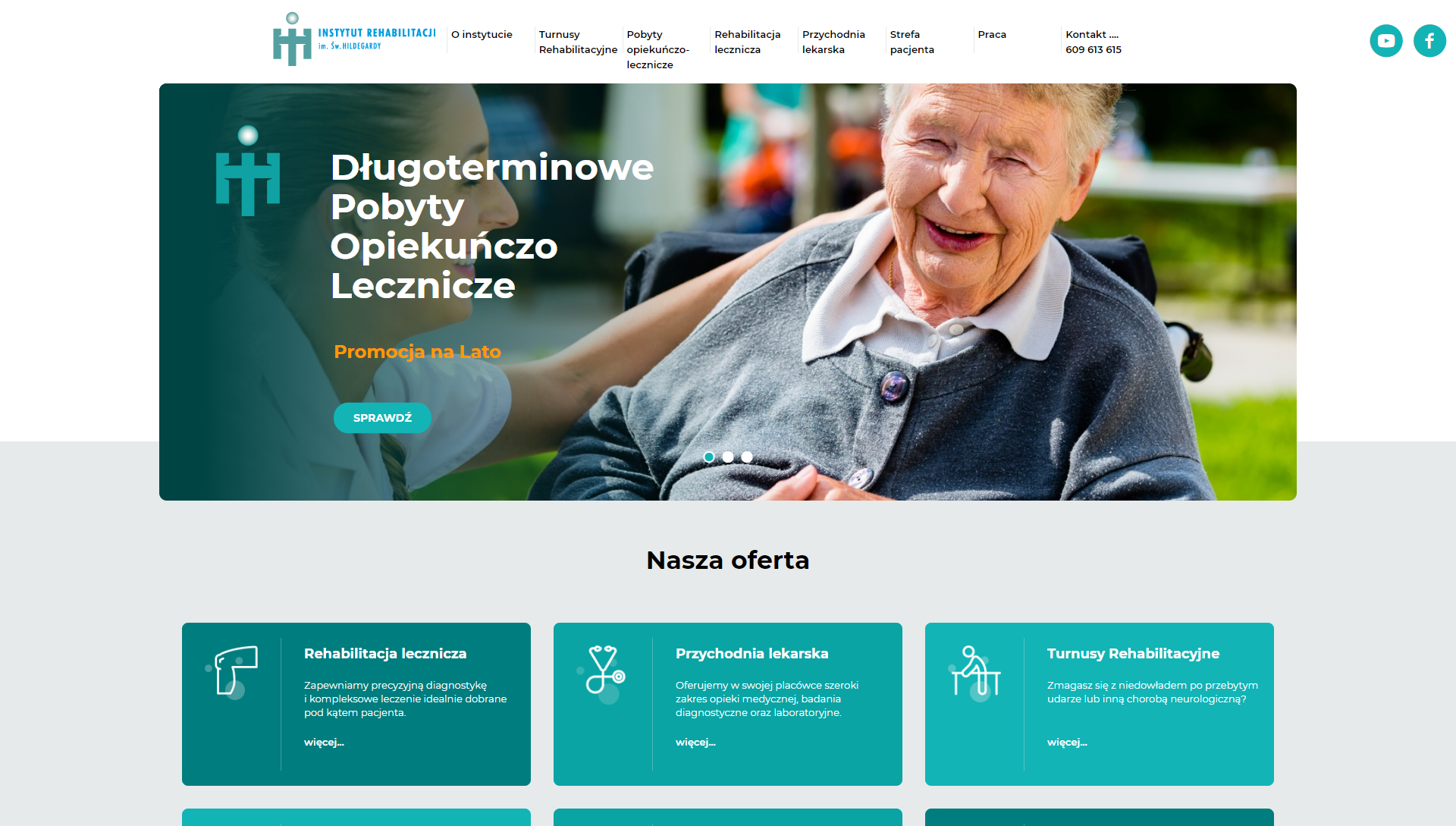 slajder z reahabilitacja falenty (realizacja Kraweb)