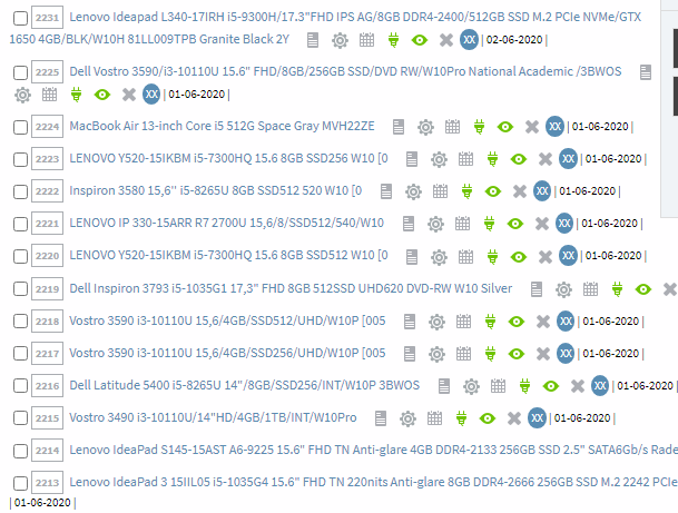 E-commerce - dropshipping sklep z laptopami