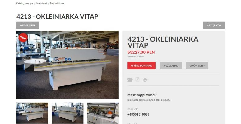 Galeria zdjęć produktu iceberg cms maszynydodrewna.com