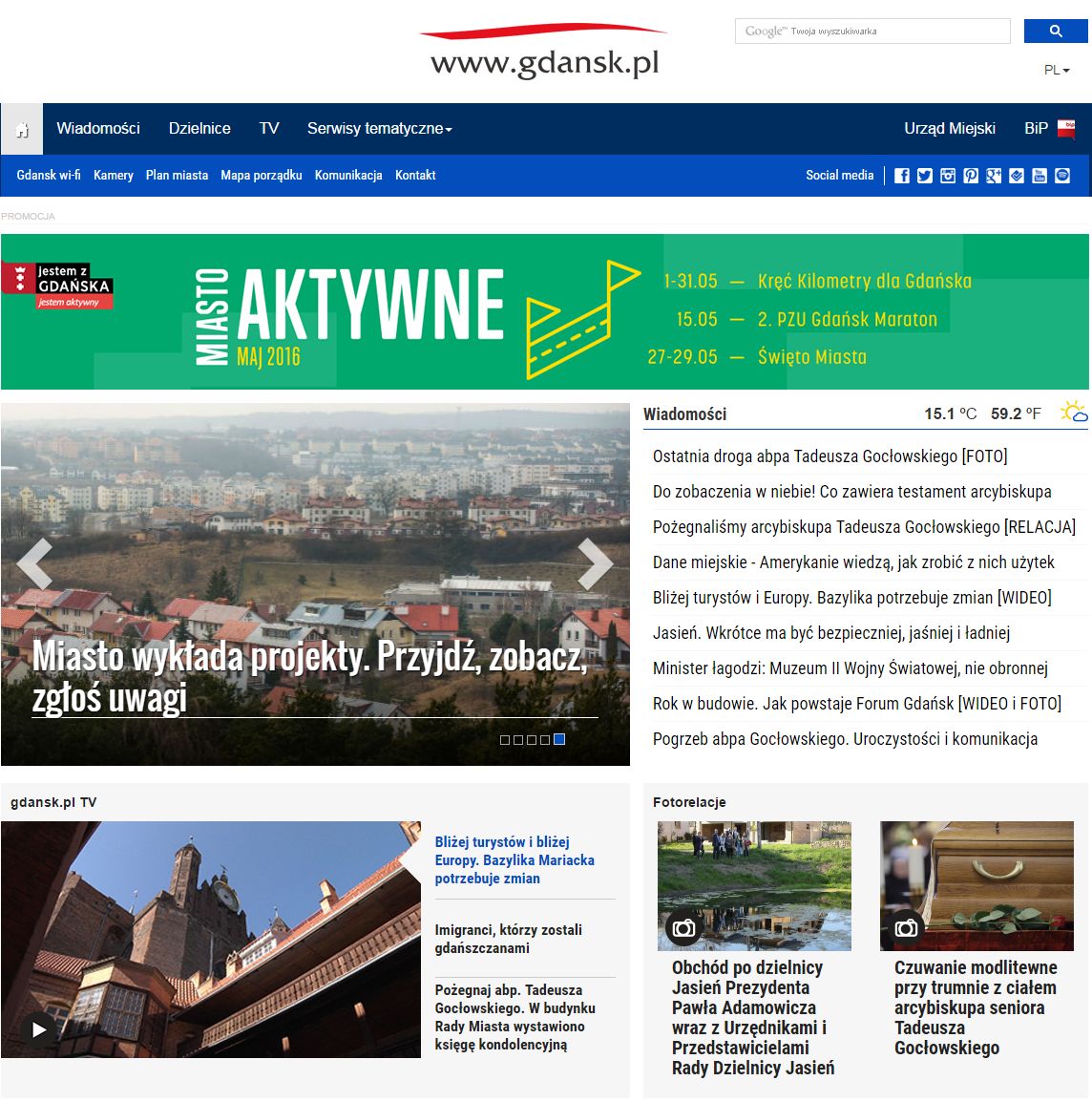 zrzut portalu gdansk.pl