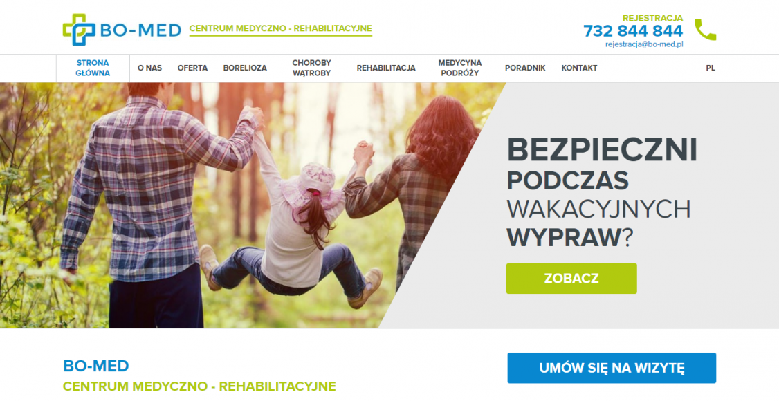 Bo-med strona internetowa przychodni z Krakowa Bo-med strona internetowa przychodni z Krakowa