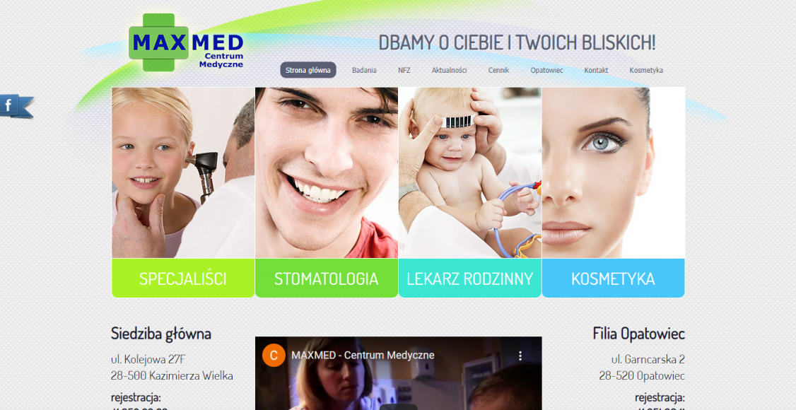 Maxmed - strona www przychodni w Kazimierzy Wielkiej Maxmed - strona www przychodni w Kazimierzy Wielkiej