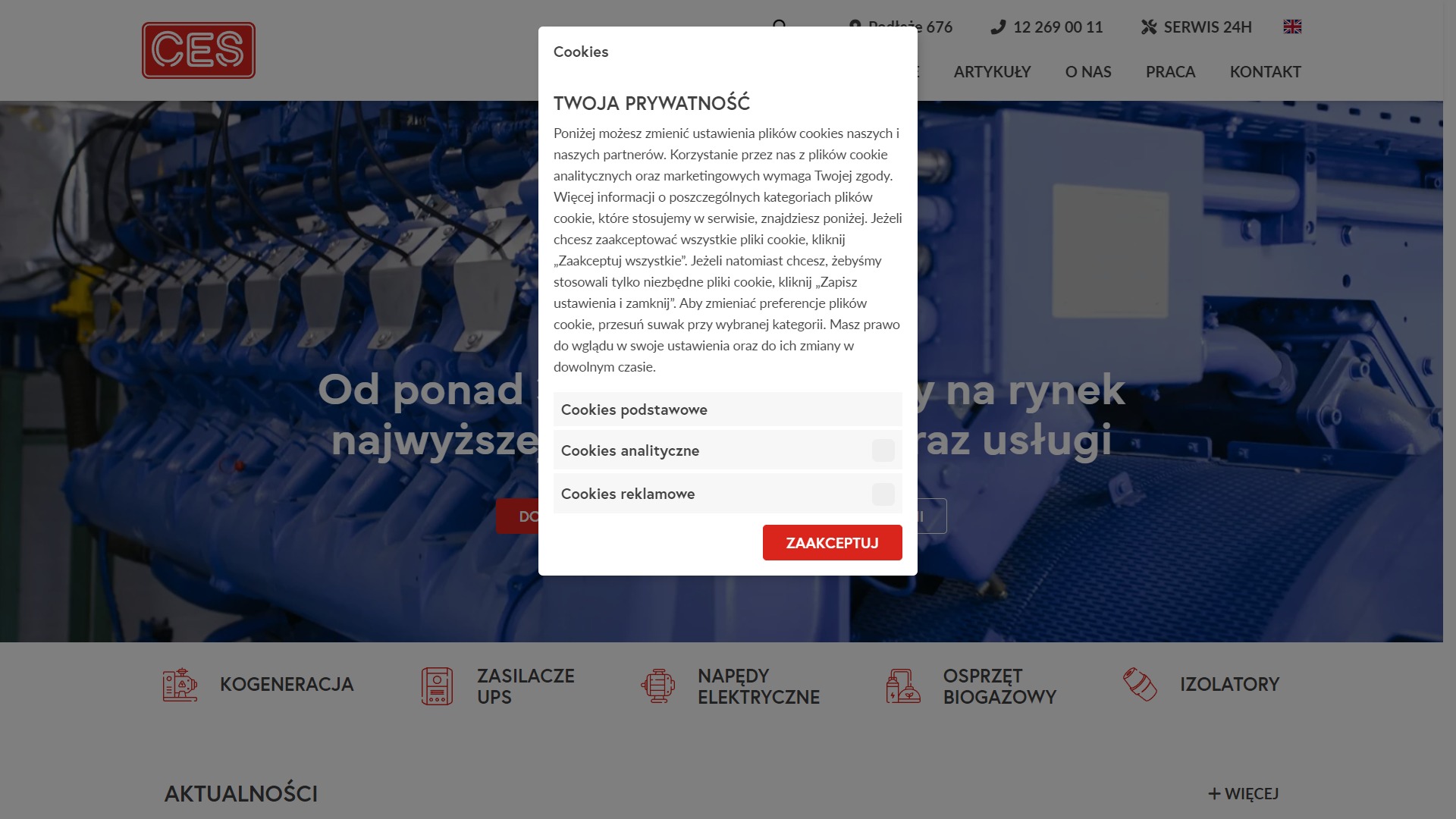 Consent Mode Popup - CES - strona z silnikiem ICEberg CMS 5 zrealizowana przez Krakweb Consent Mode Popup - CES - strona z silnikiem ICEberg CMS 5 zrealizowana przez Krakweb